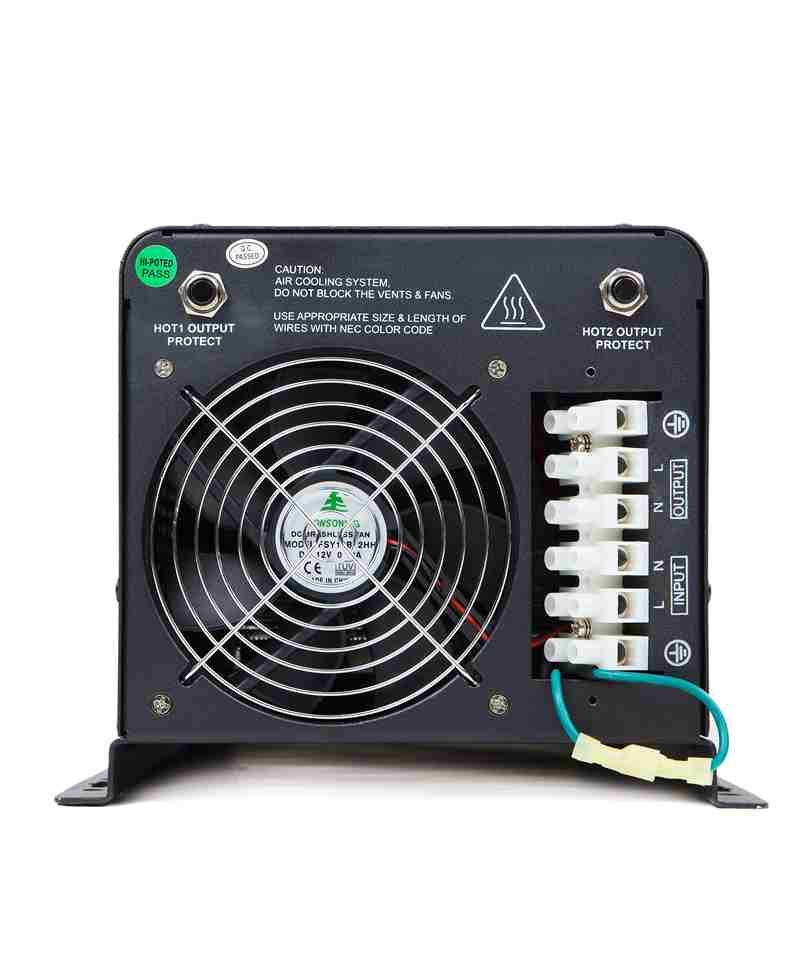 5000 Watt Power Inverter 12V 110V LF Pure Sine Industrial Grade